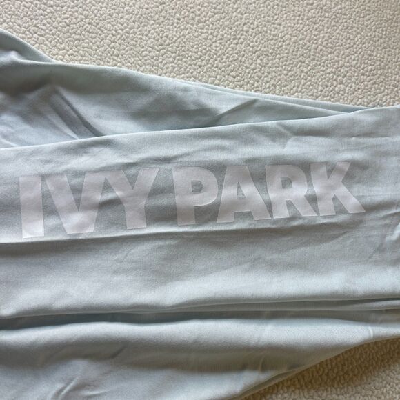 IVY PARK Light Ice Blue Logo Athletic Leggings - Women’s Size M - Picture 4 of 7